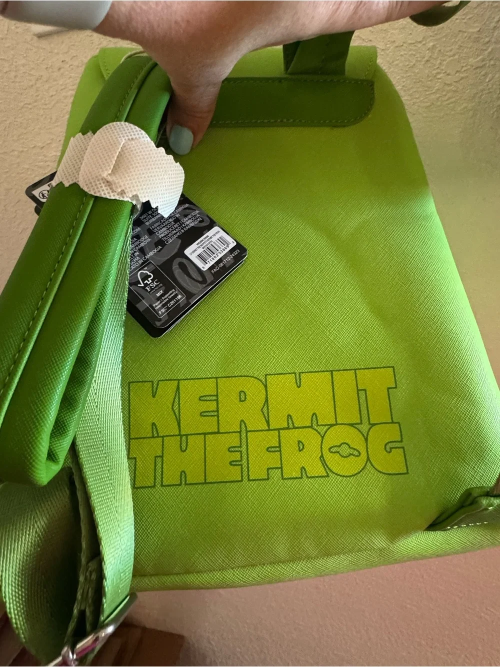 Disney Kermit Green Mini Backpack